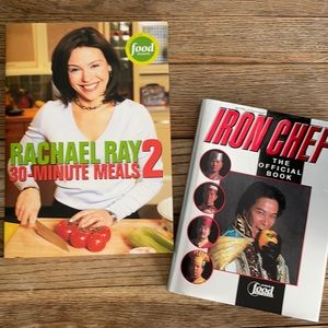 Rachel Ray and Iron Chef cook books